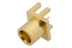 MCX Jack Connector Solder Attachment 0.062 inch End Launch PCB