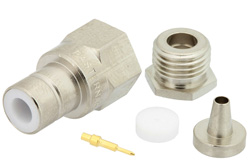 75 Ohm SMB Jack Connector Clamp/Solder Attachment for RG179, RG187