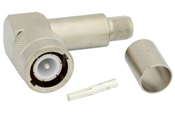 C Male Right Angle Connector Crimp/Solder Attachment for RG213, RG8