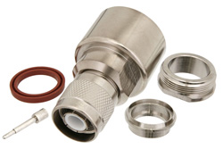 SC Male Connector Clamp/Solder Attachment For RG218