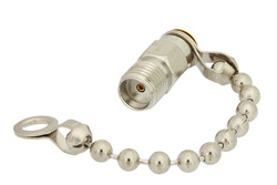 SMA Female Shorting Dust Cap With 2.5 Inch Chain
