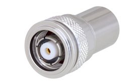 2 Watt RF Load Up to 6 GHz with Reverse Polarity TNC Male Tri-Metal Plated Brass