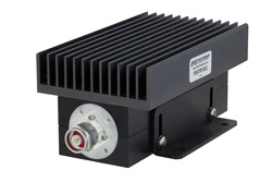 High Power 100 Watt RF Load Up to 2.7 GHz with N Male Black Anodized Aluminum