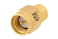 2 Watt RF Load Up to 26.5 GHz with SMA Male Gold Plated Stainless Steel