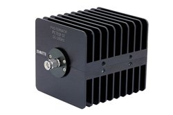 10 dB Fixed Attenuator, SMA Male to SMA Female Black Anodized Aluminum Heatsink Body Rated to 25 Watts Up to 18 GHz