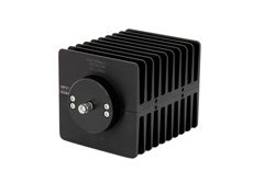 30 dB Fixed Attenuator, SMA Male To SMA Female Directional Black Anodized Aluminum Heatsink Body Rated To 100 Watts Up To 1.5 GHz