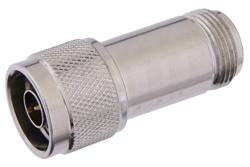 7 dB Fixed Attenuator, N Male to N Female Passivated Stainless Steel Body Rated to 2 Watts Up to 12.4 GHz