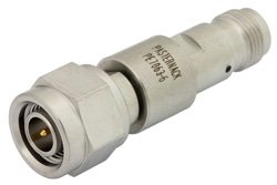 6 dB DC Bias Attenuator, TNC Male to TNC Female Passivated Stainless Steel Body Rated to 2 Watts from 500 MHz to 2 GHz