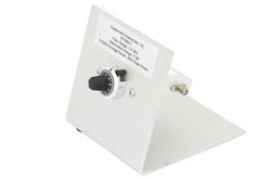 0 to 7 dB Rotary Continuously Variable Attenuator, SMA Female To SMA Female Rated To 5 Watts From 1000 MHz To 2 GHz