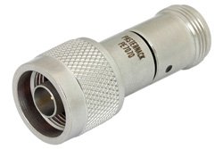 50 Ohm N Male to 75 Ohm N Female Matching Pad Operating from DC to 3 GHz RoHS Compliant