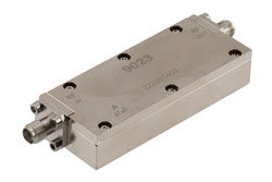 Negative Slope Equalizer, 2 GHz to 6 GHz, 8 dB Fixed Equalizing Value, 0.6 dB Loss, Max Pin 150 mW, SMA