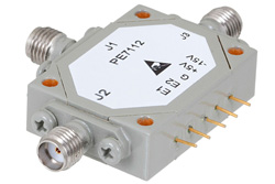 SMA SPDT PIN Diode Switch Operating From 1 GHz to 2 GHz Up To +30 dBm