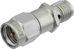 4 dB Fixed Attenuator, SMA Male to SMA Female Brass Tri-Metal Body Rated to 1 Watt Up to 2 GHz