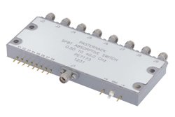 2.92mm SP8T PIN Diode Switch Operating From 500 MHz to 40 GHz Up To +20 dBm