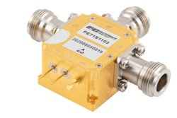 Reflective SPDT GaN High Power PIN Diode Switch Operating from 10 MHz to 6 GHz Up to 50 Watts (+47 dBm), 150ns and N