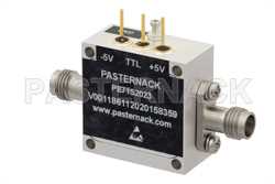 单刀单掷PIN二极管开关，工作频率50 MHz至67 GHz，高达+27 dBm，1.85mm连接器