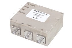 单刀双掷 PIN 二极管开关，工作频率为 20 MHz 到 500 MHz ，高达 150 瓦（+51.8 dBm）， SMA