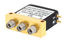 单刀双掷机电继电器开关，DC ~ 40 GHz，2.92mm，10瓦，28V，带故障保护