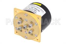 单刀四掷机电继电器开关，DC ~ 40 GHz，2.92mm，10瓦，28V，带闩锁