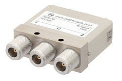 SPDT Electromechanical Relay Latching Switch, DC to 12.4 GHz, 50W, 12V Self Cut Off, Diodes, N