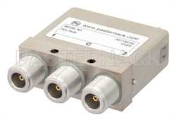 单刀双掷机电式继电器开关，DC ~ 12.4 GHz，N型，160瓦，12V，带闩锁