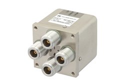 Transfer Electromechanical Relay Failsafe Switch, DC to 12.4 GHz, 160W, 12V Indicators, TTL, Diodes, N