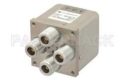 机电式继电器转换开关，DC ~ 12.4 GHz，N型，160瓦，12V，带闩锁