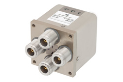 Transfer Electromechanical Relay Latching Switch, DC to 12.4 GHz, 160W, 28V Self Cut Off, Diodes, N