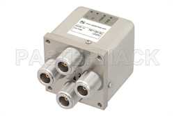 机电式继电器转换开关，DC ~ 12.4 GHz，N型，160瓦，12V，带指示器、故障保护和TTL