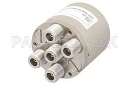 单刀四掷机电式继电器常开开关，DC ~ 10 GHz，N型，50瓦，12V