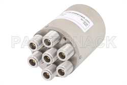 单刀六掷机电式继电器常开开关，DC ~ 10 GHz，N型，50瓦，12V，带指示器和TTL