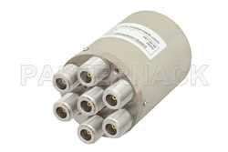 单刀六掷机电式继电器常开开关，DC ~ 10 GHz，N型，100瓦，28V，带指示器和TTL