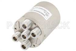 单刀四掷机电式继电器常开开关，DC ~ 10 GHz，N型，160瓦，12V，带指示器和TTL