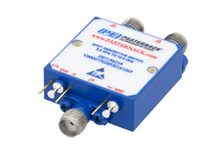 Absorptive SPDT PIN Diode Switch Operating From 8 GHz to 12 GHz Up to 0.1 Watts (+20 dBm) and Field Replaceable SMA