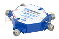 SP4T PIN二极管开关，工作频率为12 GHz至18 GHz，高达+20 dBm，现场可更换，SMA