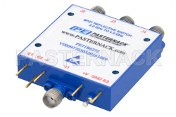 SP3T PIN二极管开关，工作频率为2 GHz至4 GHz，高达+20 dBm，SMA