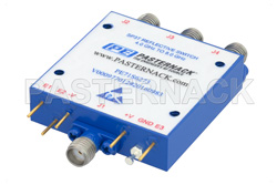 SP3T PIN二极管开关，工作频率为4 GHz至8 GHz，高达+20 dBm，SMA