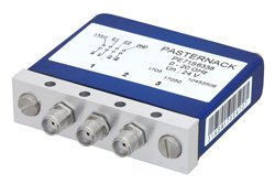 低插入损耗可重复继电器闩锁开关，单刀双掷，0.03 dB，直流至20 GHz，1W，24V，指示器，自切断，TTL，端接，SMA