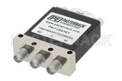 SPDT Electromechanical Relay Failsafe Switch, DC to 18 GHz, up to 90W, 12V, Indicators, SMA