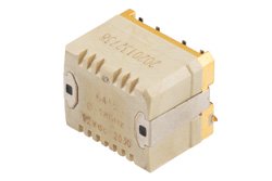 单刀双掷机电式继电器开关，闩锁，DC ~18 GHz，最高可达40W，12V，热切换，SMT，500万次生命周期