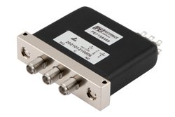 SPDT Electromechanical Relay Failsafe Switch, Terminated, DC to 26.5 GHz, up to 90W, 2M Lifecycles, 28V, TTL, Indicators, SMA