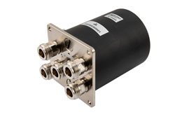 SP4T Electromechanical Relay Normally Open Switch, DC to 12.4 GHz, 50W, 28V, TTL, N