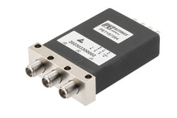 SPDT, Electromechanical Relay Latching Switch, DC to 43 GHz, 12VDC, 5W, Indicators, TTL, Diodes, Self Cut-Off, Solder Terminals, 2.92mm