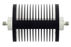 30 dB Fixed Attenuator, SMA Female to SMA Female Black Anodized Aluminum Heatsink Body Rated to 25 Watts Up to 18 GHz