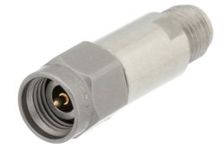 2 dB Fixed Attenuator, 2.92mm Male to 2.92mm Female Passivated Stainless Steel Body Rated to 2 Watts Up to 40 GHz