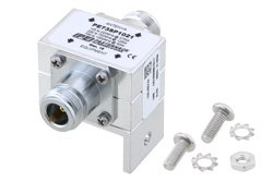 Type N F/F In/Out Coax RF Surge Protector, 125MHz - 1GHz, DC Block, 375W, 220uJ, 50kA, Blocking Cap and Gas Tube