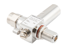 Type N M/F In/Out Coax RF Surge Protector, 800MHz - 2.25GHz, DC Block, Low PIM, Quarter Wave Stub, BiDirect, Low PIM -150 dBc