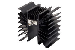 3 dB Fixed Attenuator N Female To N Female Directional Black Aluminum Heatsink Body Rated To 300 Watts Up To 3 GHz