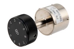 0 to 9dB Rotary Step Attenuator, SMA Female to SMA Female With 1 dB Step Rated to 2 Watts Up to 18GHz
