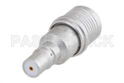 6 dB Fixed Attenuator, QMA Male to QMA Female Brass Tri-Metal Body Rated to 1 Watt Up to 6 GHz